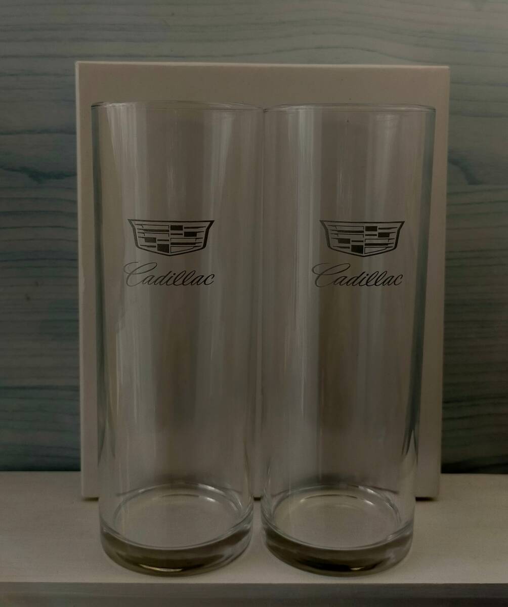 未使用★キャデラック★ペアグラス★ガラス製★2つ★Cadillac★非売品拍卖