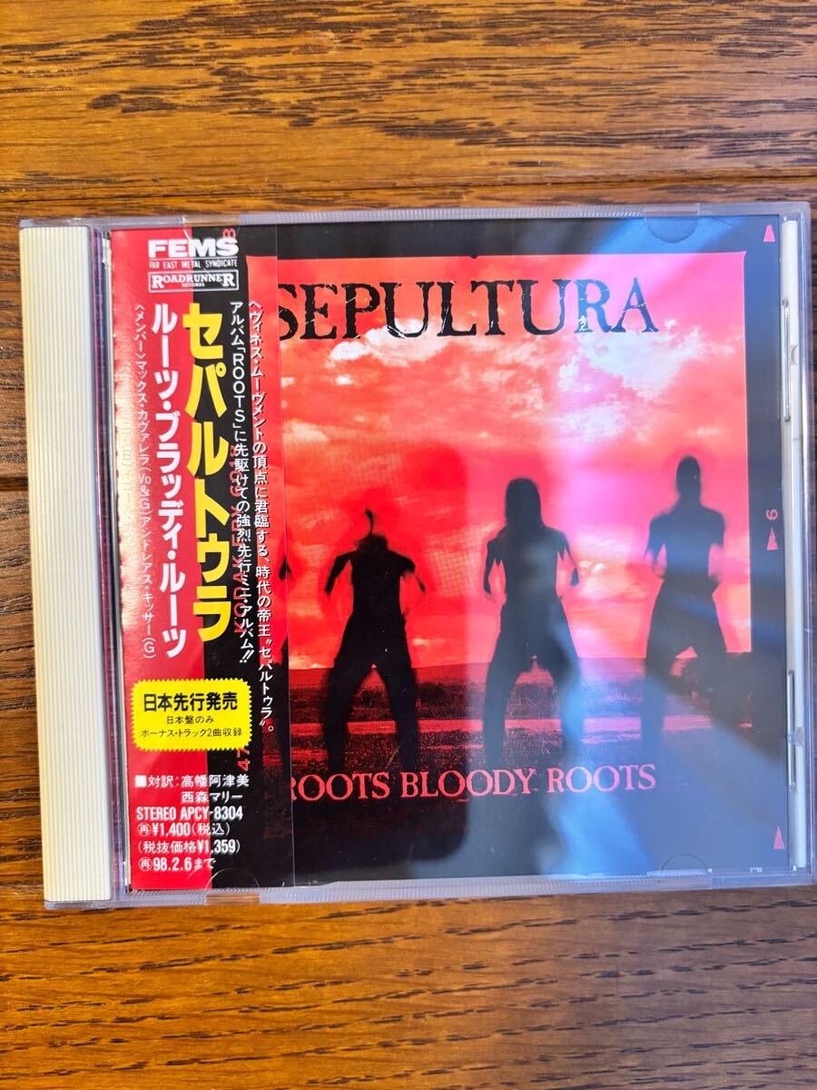 SEPLTURA roots bloody roots 日本盤拍卖