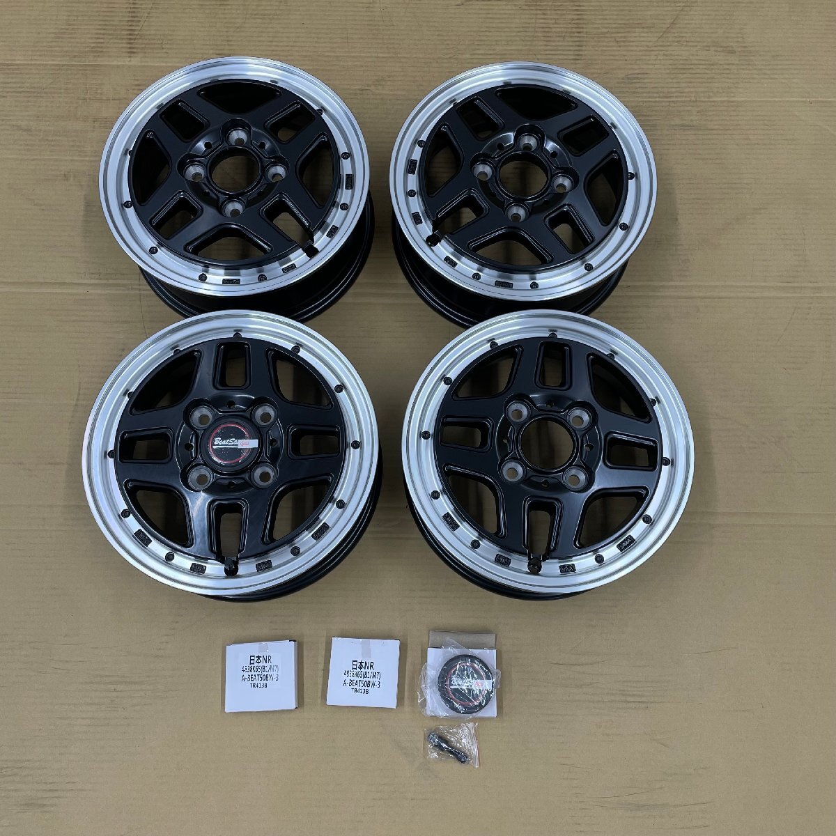 4穴 PCD100 12インチ 4.0B +45 ハブ径67mm Beat Stage WT-C (展示品・未使用)拍卖