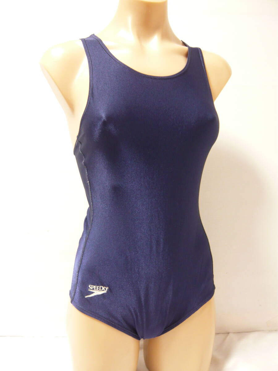 7385 スピード 光沢ネイビー 競泳水着 Mサイズ拍卖