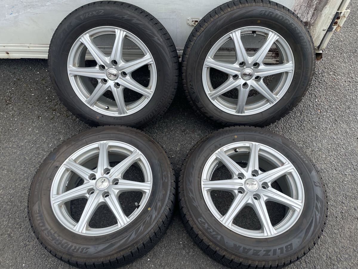 weds 1665+52 5-114.3 BS VRX2 205/60R16 宅配不可拍卖