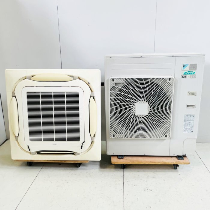中古|天カセエアコン SZRC112BC ダイキン 2019年 天井カセット 4馬力 4方向 ワイヤードリモコン |動産王|北海道|引取|送料別拍卖