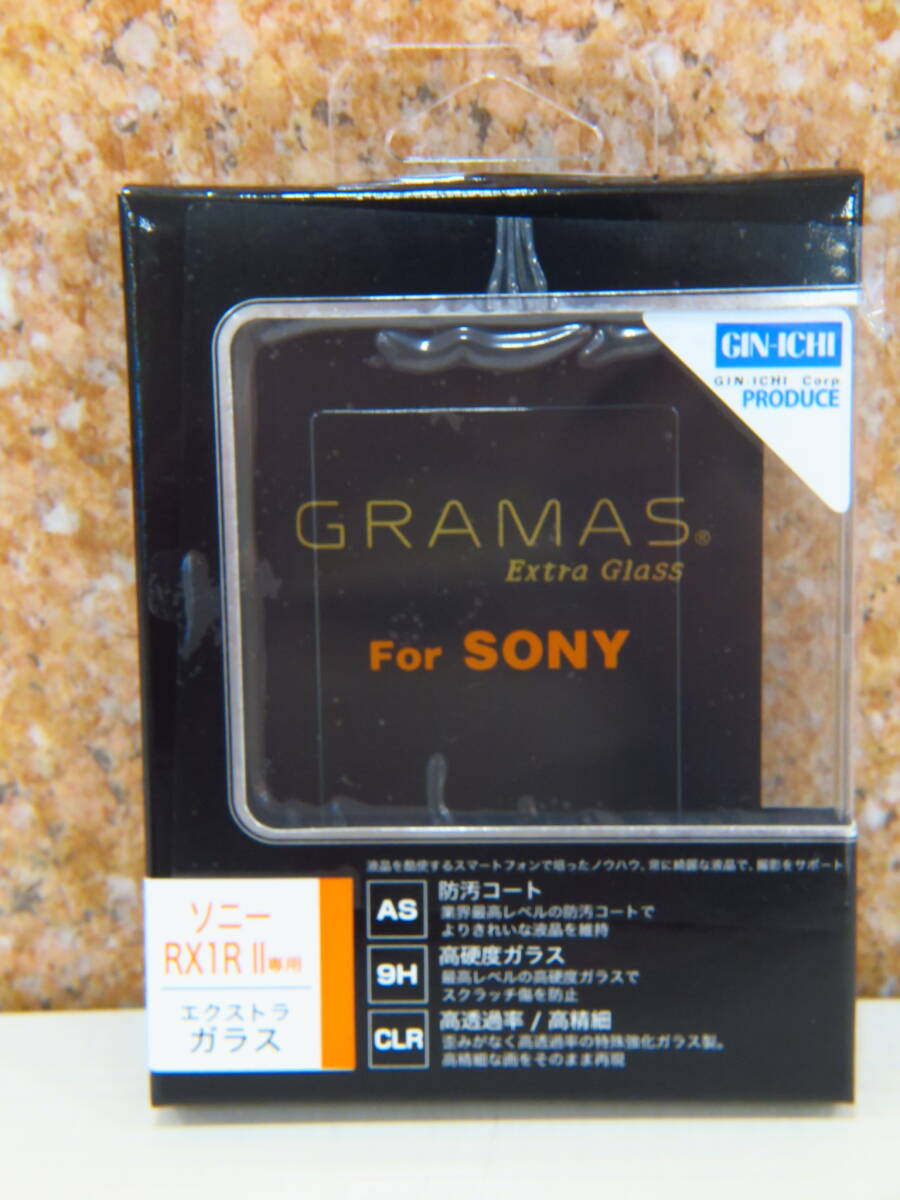 GRAMAS グラマス 坂本ラヂヲ株式会社 GIN-ICHI 銀一 SONY RX1R Ⅱ用 液晶保護ガラス 未使用品拍卖