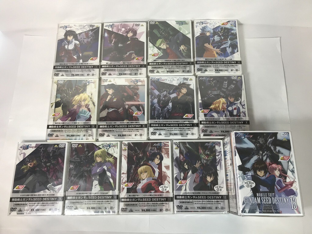 Ts082 機動戦士ガンダム SEED DESTINY 初回限定版 / 全13巻セット 【DVD】 0627拍卖