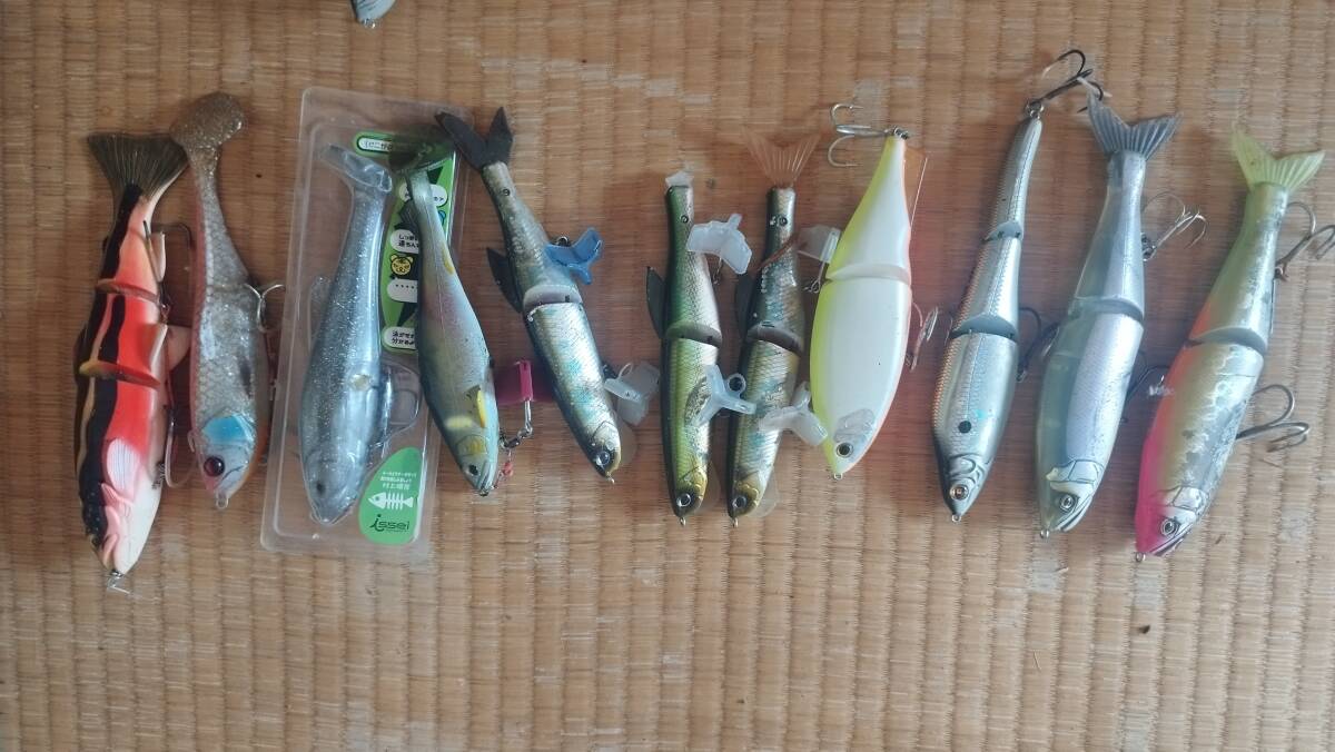 ビッグベイト セット ジョインテッドクロー 178 エバーグリーン スイムベイト ダンクル ラインスルートラウト シーバス 拍卖