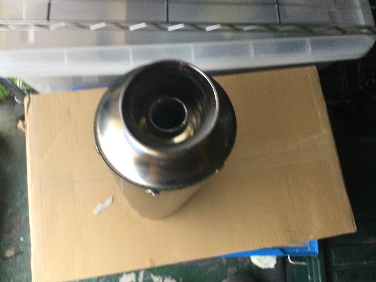 DPR製 400cc用 スリップオン 汎用カーボンサイレンサー 新品 ジャンク品拍卖