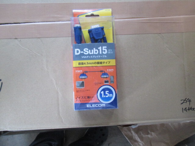 D-Sub15ピン(ミニ)ケーブル CAC-15BK elecom拍卖