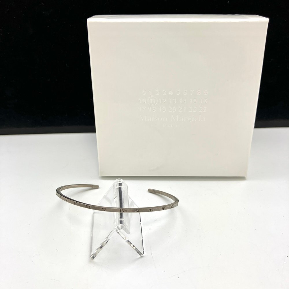 A)Maison Margela メゾン マルジェラ シルバーバングル 925 アクセサリー 中古品 USED メンズアクセサリー レディースアクセサリー拍卖