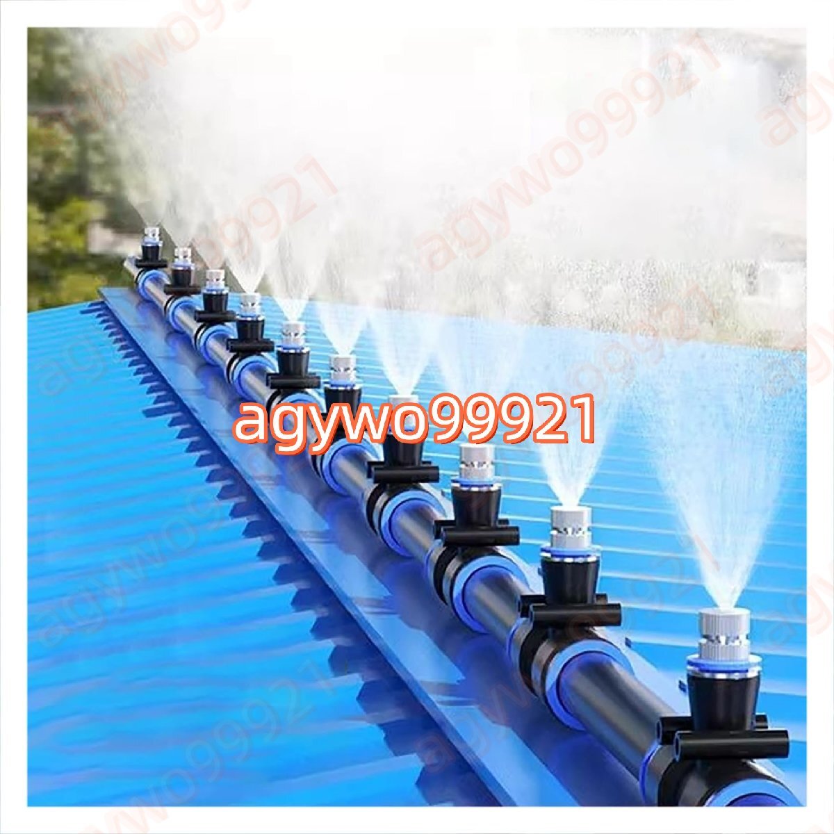 ミストシャワー 屋外 ミスト発生器 自動噴霧加湿器 10-60M 自動散水セット 熱中症対策 冷却・加湿 建設現場 自動霧吹き装置 30m拍卖