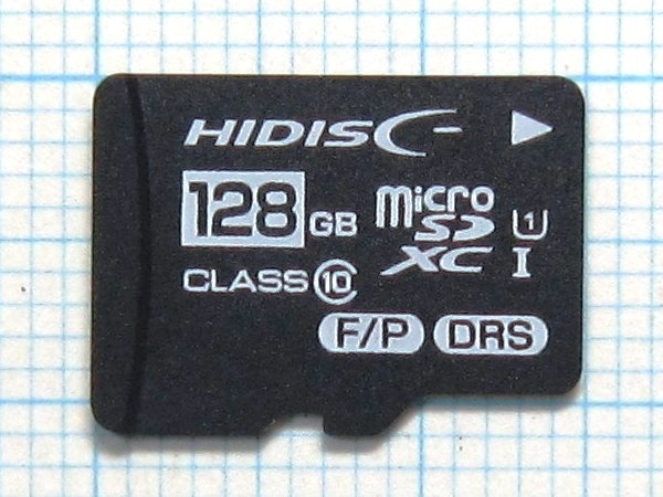 ★HIDISC microSDXC メモリーカード 128GB 中古★送料85円・185円拍卖