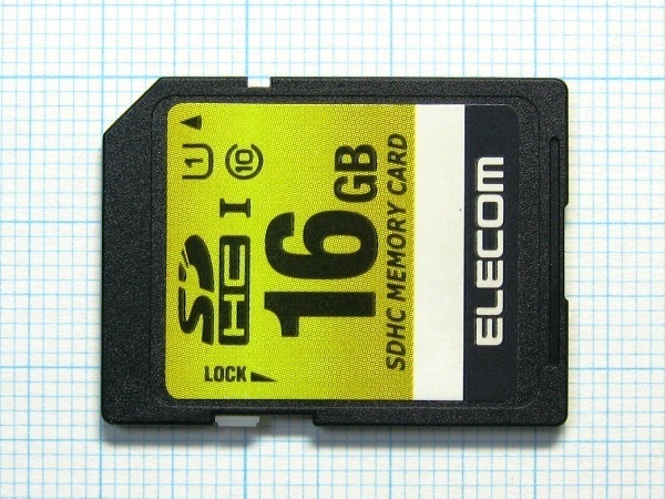 ★ELECOM SDHC メモリーカード 16GB 中古★送料85円・185円拍卖