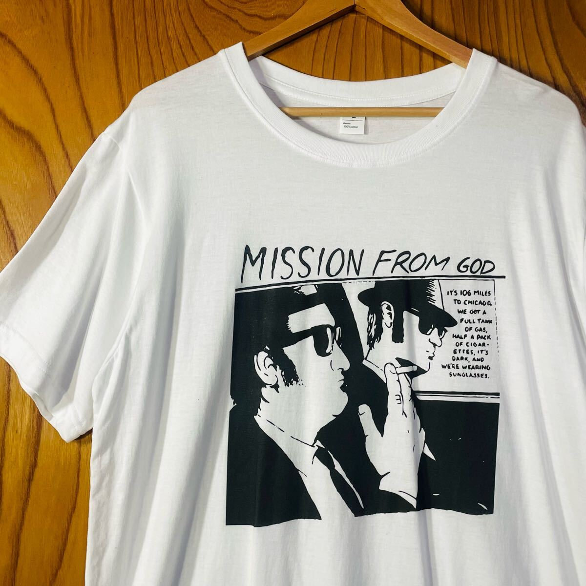 Blues Brothers Sonic Youth GOO パロディ Tシャツ ブルースブラザーズ ソニックユース グー parody ムービーティー 映画 バンドT ロックT拍卖
