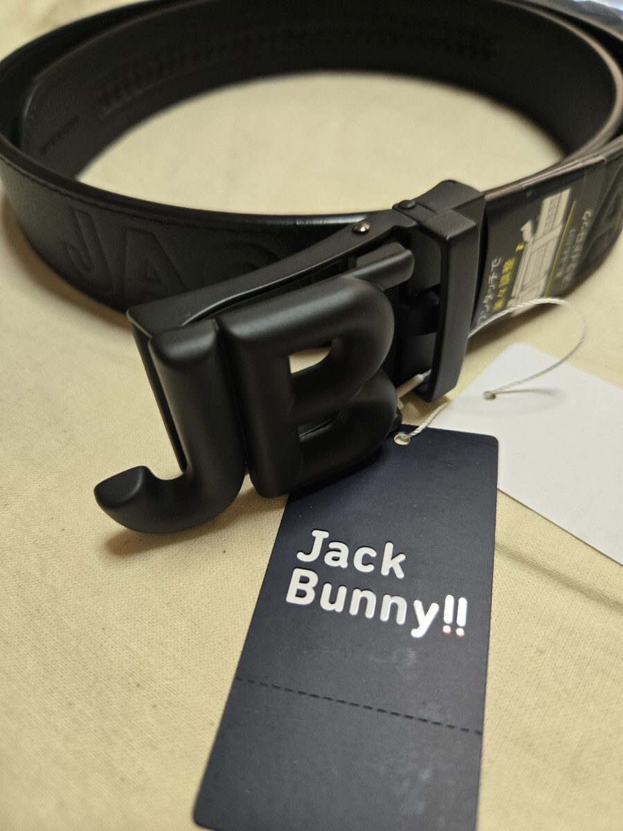 ベルト ジャックバニー ブラック スライドロック ゴルフウェア拍卖