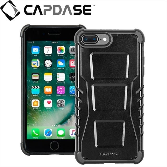 即決・送料込) CAPDASE iPhone8 Plus /7 Plus /6s Plus /6 Plus Armor Suit Rider Jacket Jet Black拍卖