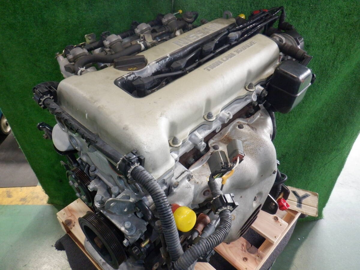 ★ 発送不可品/直接引取限定 ★ ジャンク品 ★ 日産 ニッサン プリメーラ HP10 純正 エンジン SR20DE 横置き 支障有り 要オーバーホール ★拍卖