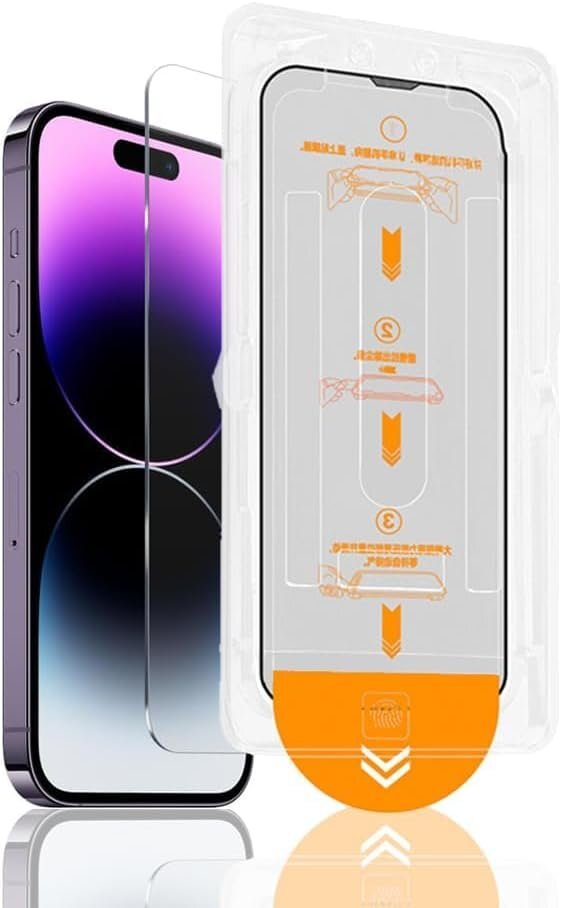 iPhone 15 Pro MAX ホコリやゴミの入らない簡単貼り付けガラスフィルム拍卖