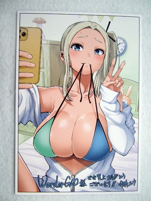 ワンダーグー 限定 ゾンビ世界でハーレムをつくろう 3巻 ポストカード 250719 特典 WonderGOO 非売品 イラストカード ペーパー 今井ユウ拍卖
