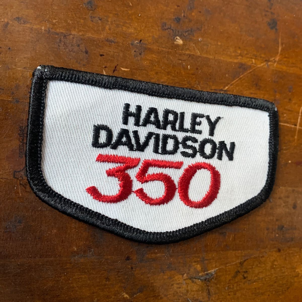 希少! HARLEY-DAVIDSON 350ワッペン アエルマッキスプリントSX350アラドーロハーレーダビッドソンビンテージ古着拍卖