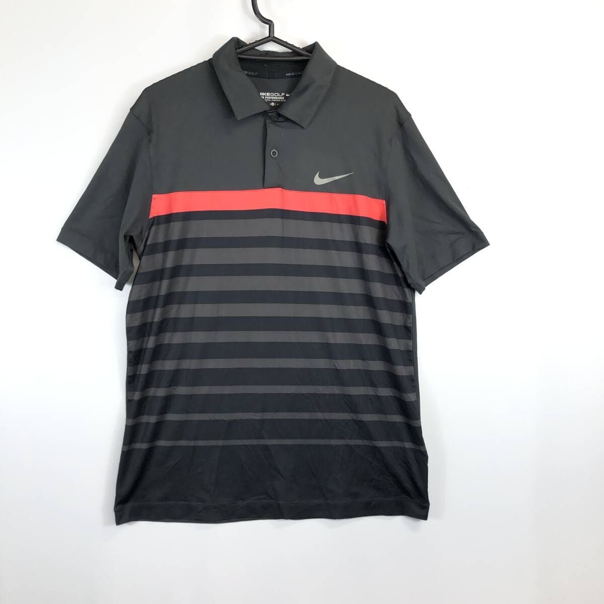 ナイキゴルフ NIKE GOLF 半袖ゴルフポロシャツ 伸縮速乾 メンズMサイズ 622748拍卖
