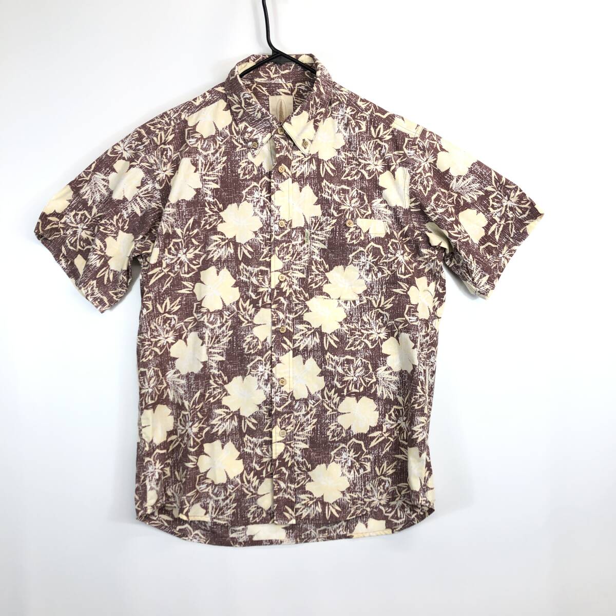 90s 00s フォックスファイヤー FoxFire ボタンダウン アロハシャツ Lサイズ 2-S493拍卖