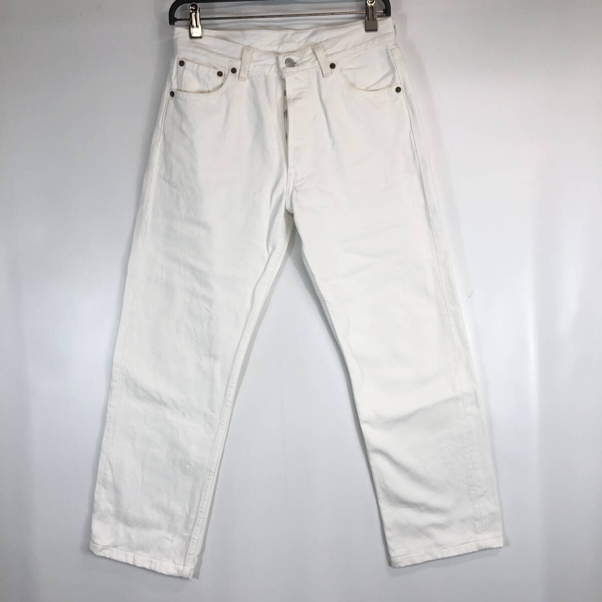 90s USA製 リーバイス 501 カラーデニムパンツ 501-0651 W30 97年 532刻印拍卖