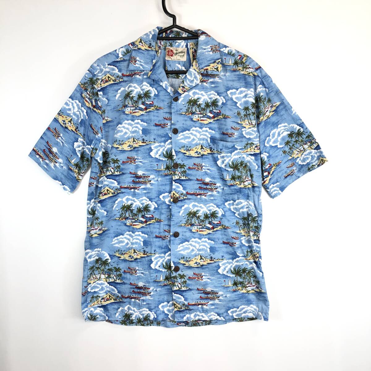 ハワイ製 Hawaiian Original ハワイアンオリジナル アロハシャツ Sサイズ拍卖