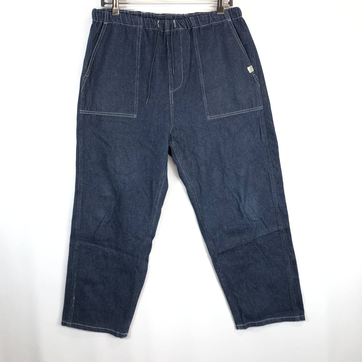 GUNG HO ガンホー イージー ベイカーパンツ デニム生地 201-1423 Mサイズ拍卖
