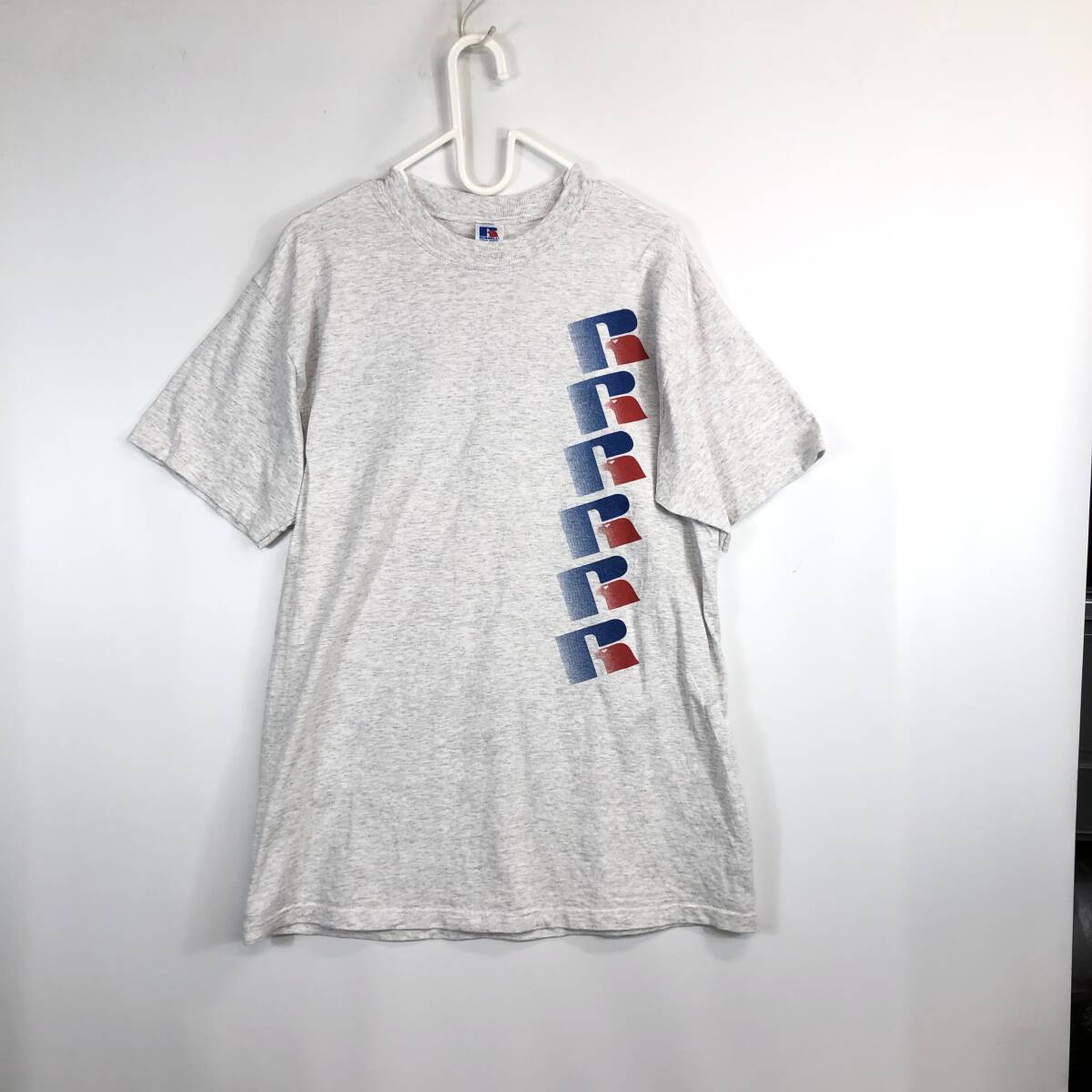 90s USA製 ラッセルアスレチック RUSSEL ATHLETIC 半袖Tシャツ Lサイズ ロゴプリント拍卖