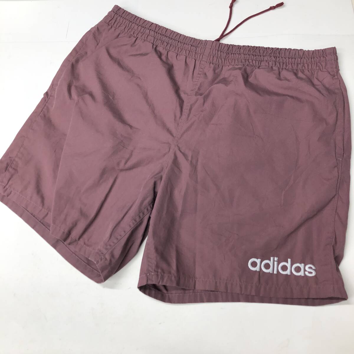 90s デサントアディダス adidas ハーフパンツ 紫系 Lサイズ ADS-7700拍卖