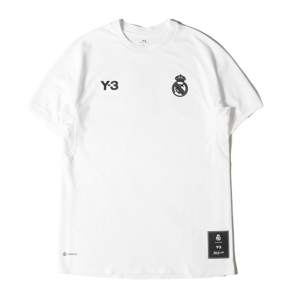 Y-3 ワイスリー Tシャツ サイズ:L / REAL MADRID / adidas ユニフォーム Tシャツ / レアル・マドリード / ホワイト 白 / トップス拍卖