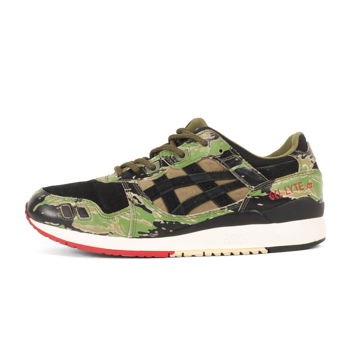 asics アシックス サイズ:US8.5(26.5cm) | ATMOS別注 GEL-LYTE 3 TIGER CAMO | アトモス ゲルライト3 タイガーカモ | コラボ 別注拍卖