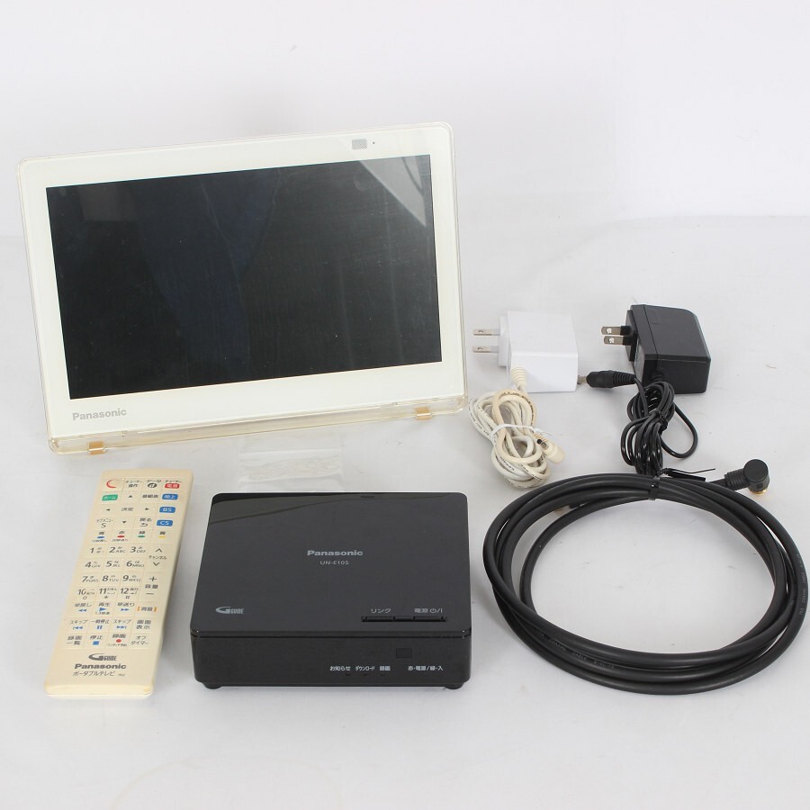 パナソニック プライベート・ビエラ UN-10E10-W ポータブルテレビ 10V型 本体拍卖