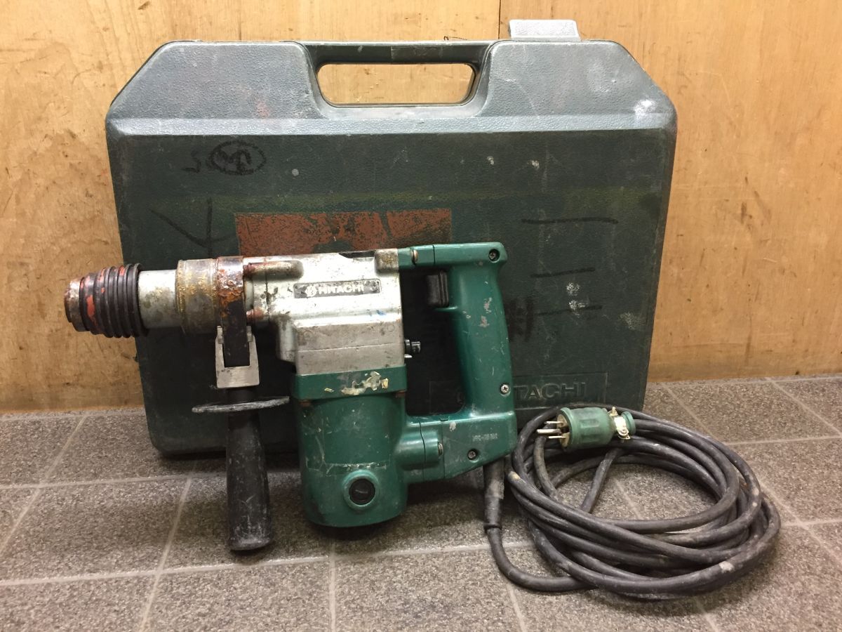 FF2022 HITACHI 日立工機 20mm ロータリハンマドリル DH20VA 5.2A 50/60Hz 消費電力495W 回転数900rpm 動作OK/140拍卖