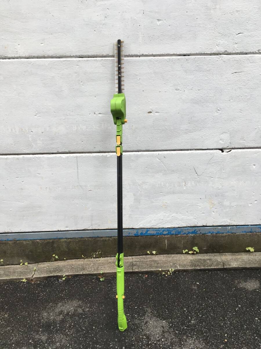 FF2002 ダイレクトテレショップ 伸縮植木バリカン 電動 高枝切り鋏 剪定 雑草 庭木 バッテリー無し 動作未確認/220拍卖