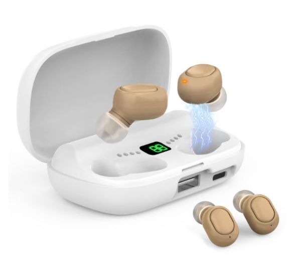 【送料無料】集音器 4段階音量調整 簡単操作 最大20-30時間連続使用 耳穴型 目立たない 片耳/両耳 Type-C充電 残量表示拍卖