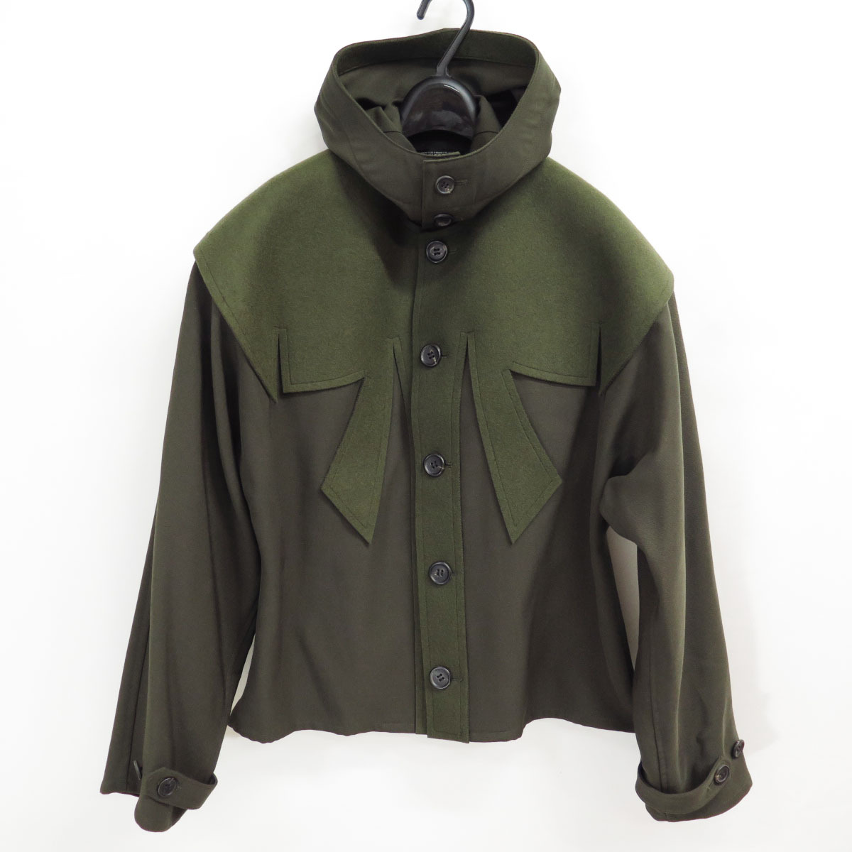1991 YOHJI YAMAMOTO DOLMAN SLEEVE HOODED BLOUSON VINTAGE ヨウジヤマモト ドルマンスリーブ フード ブルゾン ビンテージ 90s FW91 91AW拍卖