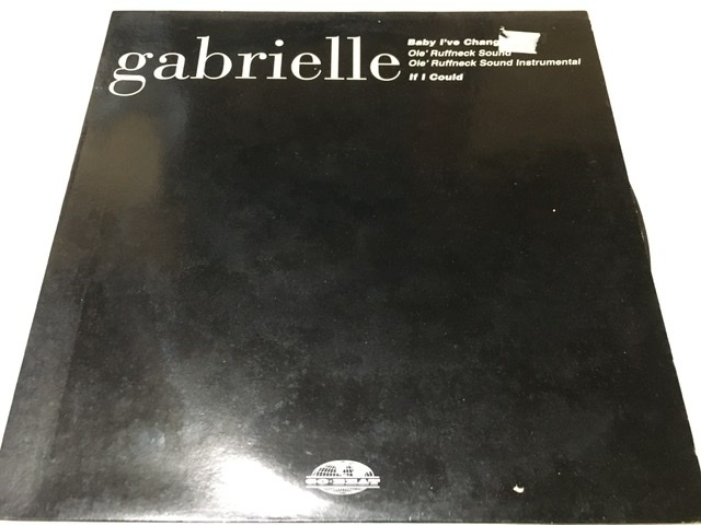 プロモ GABRIELLE BABY I'VE CHANGED / IF I COULD PROMO 12inch ガブリエル 拍卖