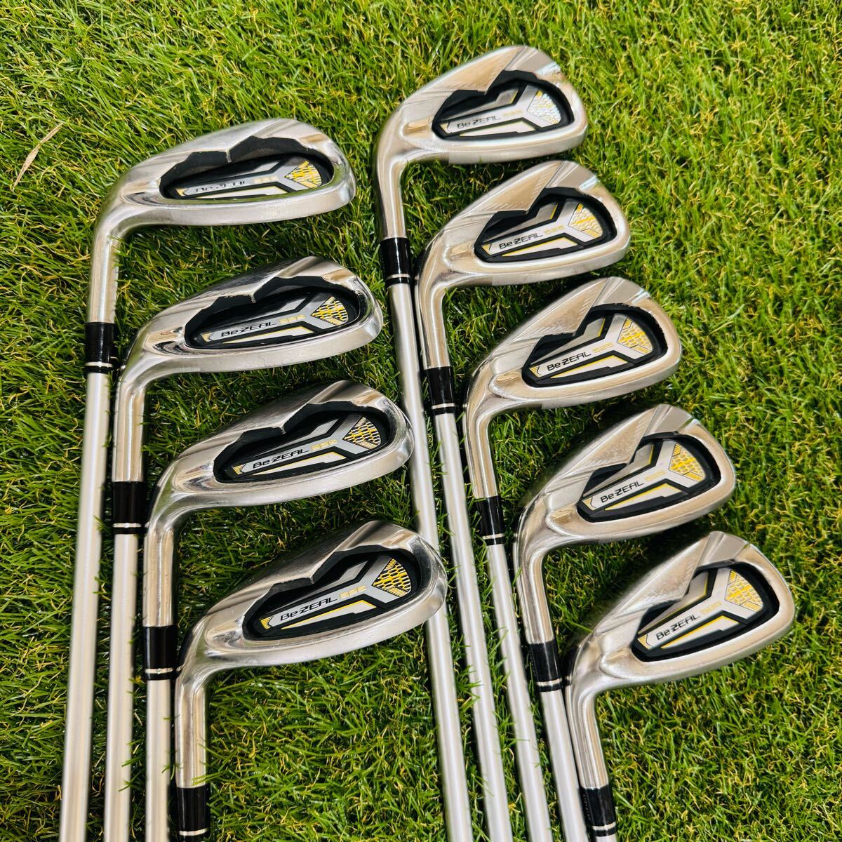 【左利き】HONMA Be ZEAL 525 アイアンセット 9本 オリジナルカーボン(S)男性用 レフティ 本間ゴルフ拍卖