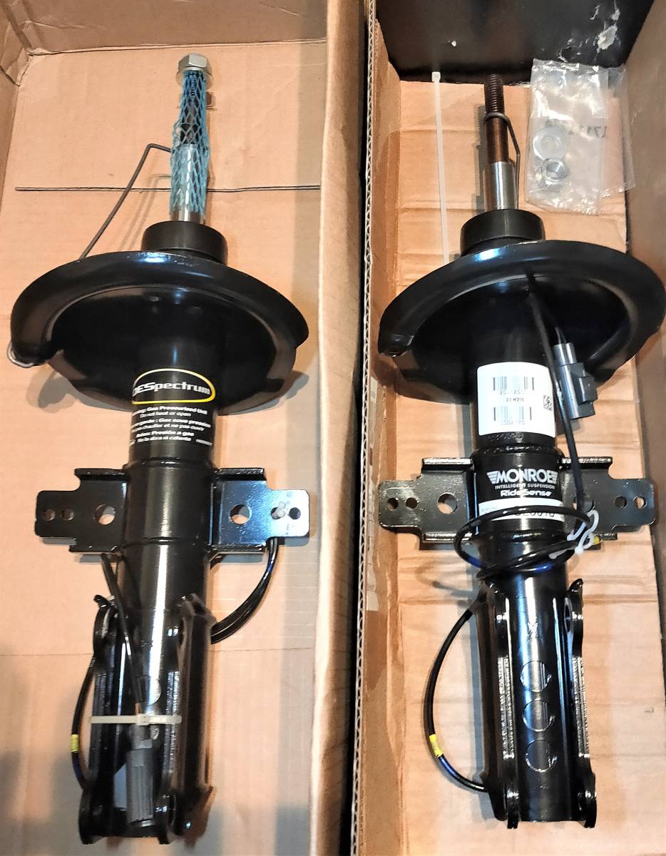 (送料込)ボルボ S60R V70R 専用 FOUR-C モンローフロントショックアブソーバー左右・消耗品交換キット付電子制御【純正OEM MONROE製新品】拍卖