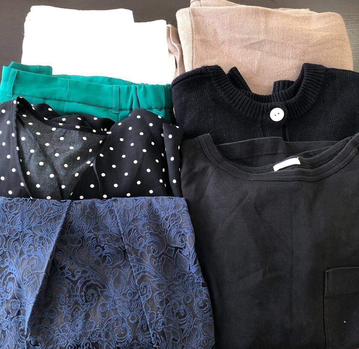 GU ジーユー レディース M/ L トップス&ボトムス 7点セット 【Y-317】拍卖