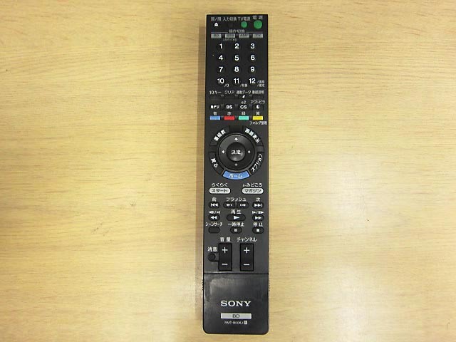 SONY ソニー BDレコーダー リモコン RMT-B006J拍卖