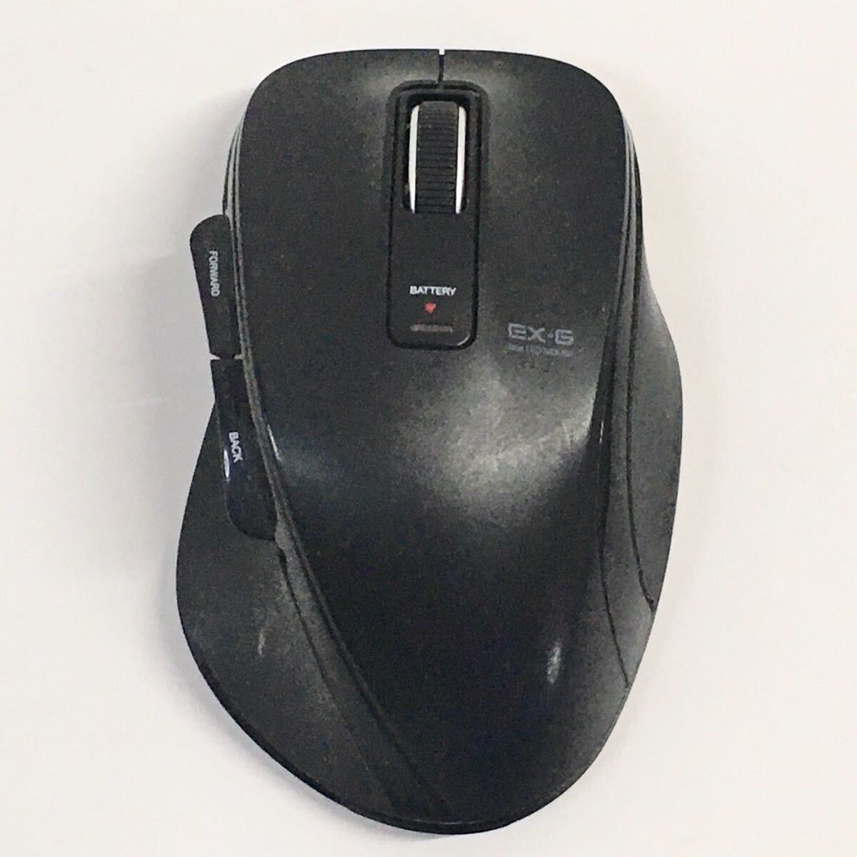 【動作品】ELECOM エレコム EX-G Bluetooth ワイヤレスマウス M-XG1BB BK ブラック 5ボタン Mサイズ BlueLED搭載拍卖