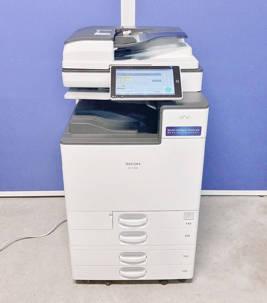 【印字少20,038枚!!】準最新モデル RICOH IM C3000F SPF 4段カセット/取説 A3カラー複合機 業務/リコー/2020年設置/動作良好/ワンオーナー拍卖