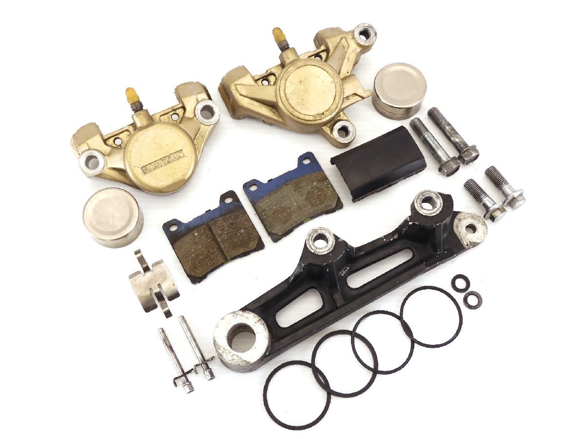 60【評価S】 FJ1200 3CV 実動 純正 SUMITOMO スミトモ リア ブレーキ キャリパー & サポート 分解洗浄済 走行距離28,318mile拍卖