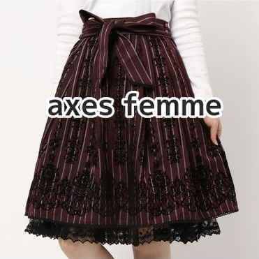 即決★ アクシーズファム スカート ロリータ ゴスロリ y2k フェアリーコア リボン拍卖