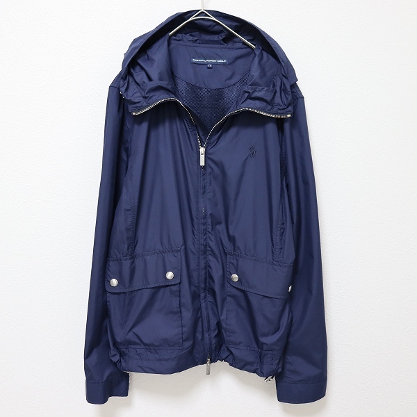 ラルフローレン RalphLauren GOLF ナイロン ジャンパー ジャケット ゴルフ ウェア フーディー ホース刺繍 a930443n拍卖