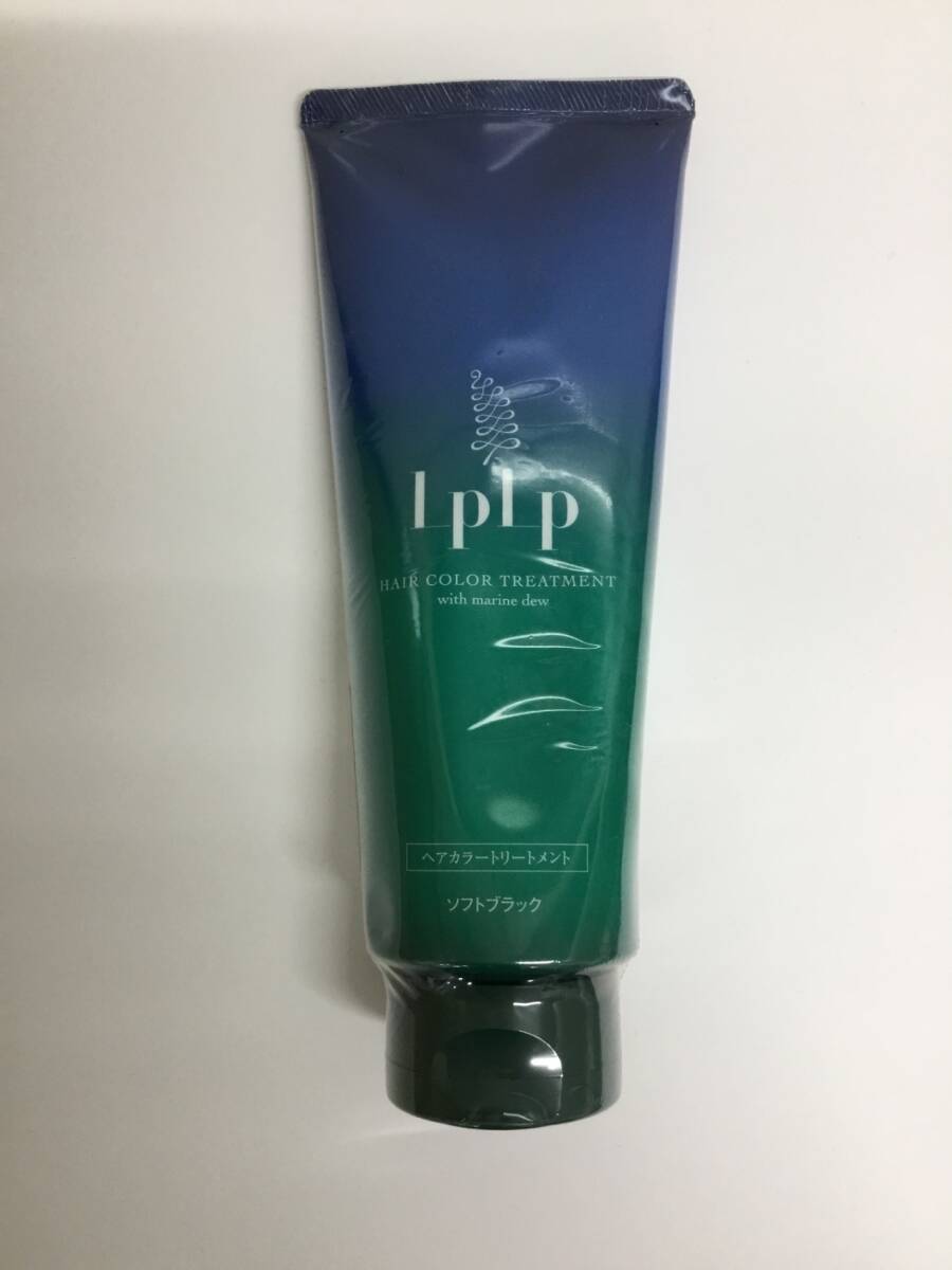 C115 ルプルプ LPLP ヘアカラートリートメント 白髪染め/無添加/染毛料 ソフトブラック 200g拍卖