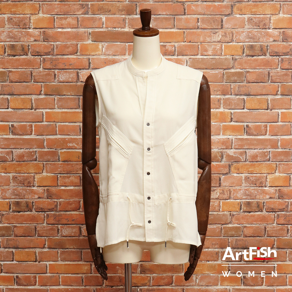 1円/春夏/G-STAR RAW/XSサイズ/訳 ノースリーブ ブラウス D04736-7077 ジースターロウ 新品/アイボリー/ky125/拍卖