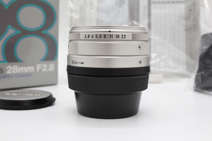 <<化粧箱付き!!>>【美品】CONTAX コンタックス Carl Zeiss Biogon 28mm F2.8 T* G用 #LE2025467拍卖