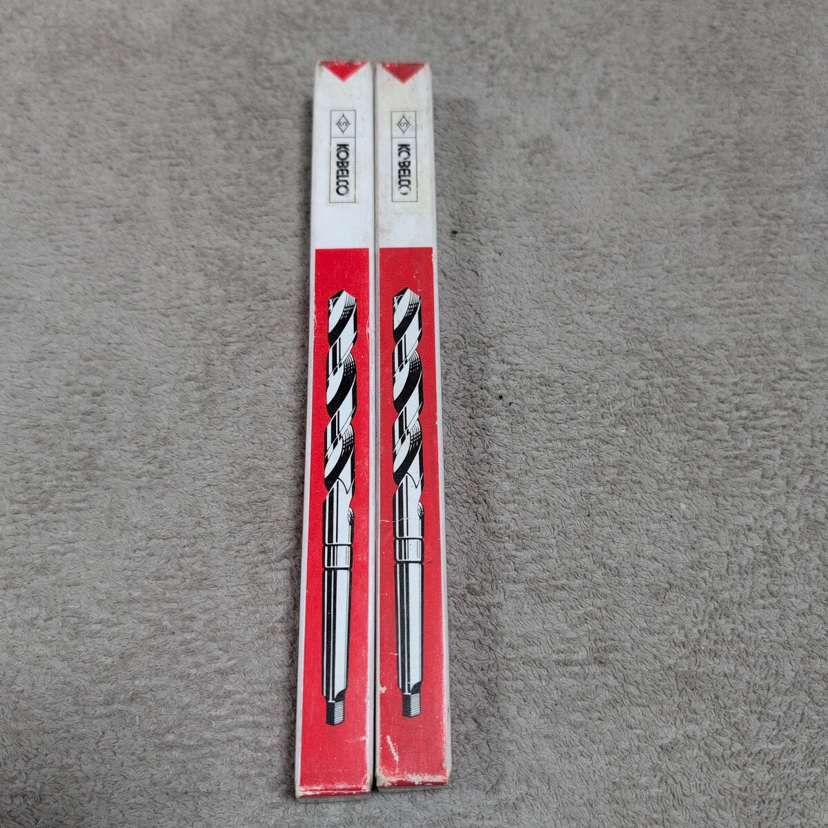 ジャンク品/長期保管品/KOBELCO/コベルコ/テーパーシャンクドリル/ツイストドリル/サイズΦ10.5mm/全長約185mm/シャンク:MT-1/2本セット拍卖